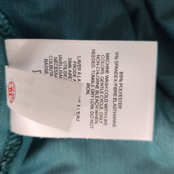 Express Green Velvet Ribbed Wrap Top NWT Size XS Dressy Green Velvet Top - Picture 10 of 10